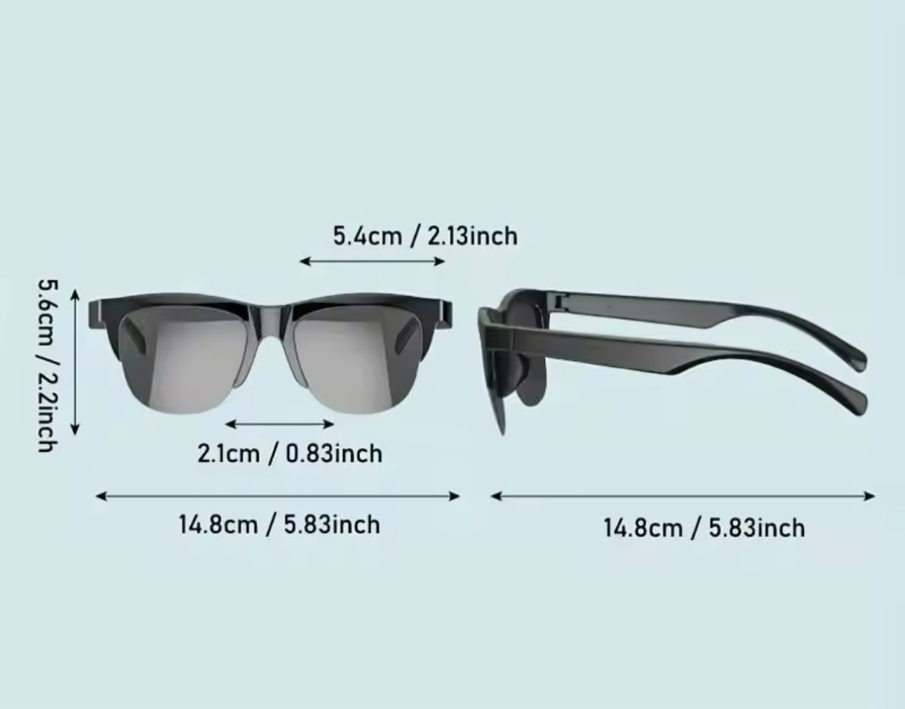 Smart Brille Wireless Bluetooth Sonnenbrille