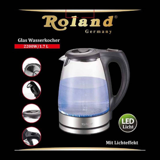 Roland Glass Kettle 1.7 L