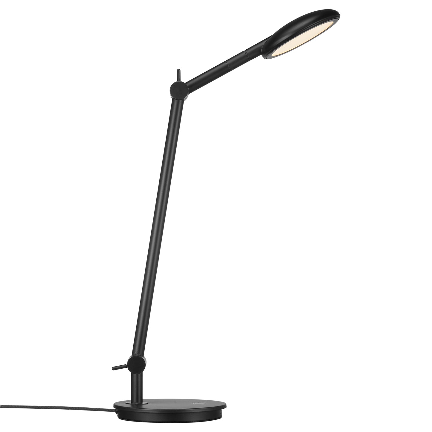 Nordlux Bend table lamp with USB connection Black