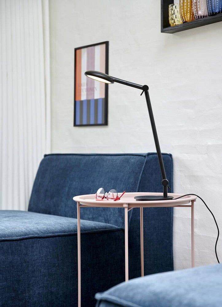 Nordlux Bend table lamp with USB connection Black