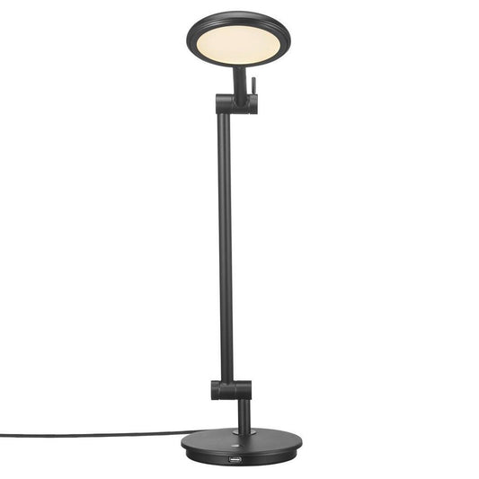 Nordlux Bend table lamp with USB connection Black