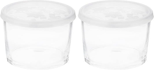 Pasabahce Bistro storage container with transparent plastic lid