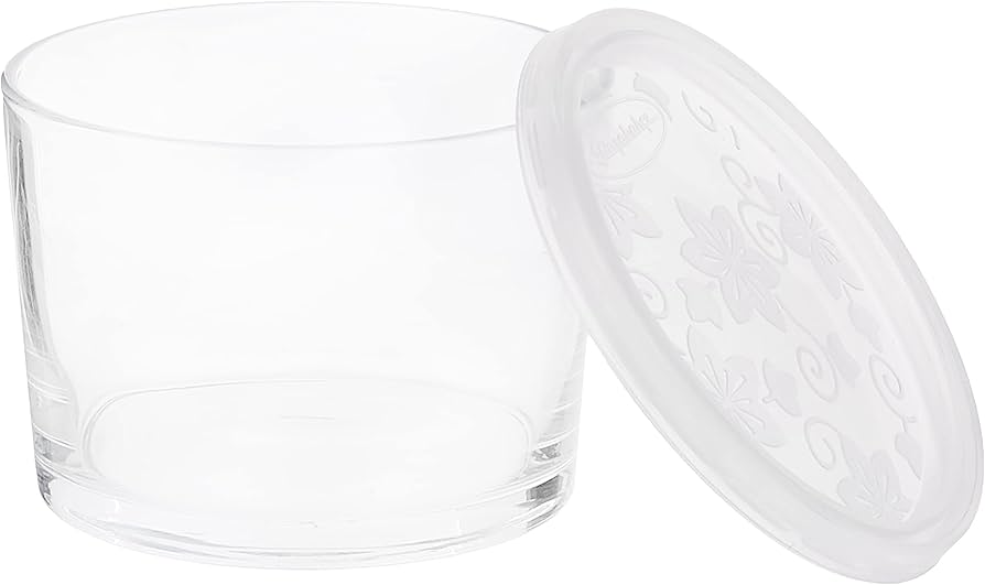 Pasabahce Bistro storage container with transparent plastic lid