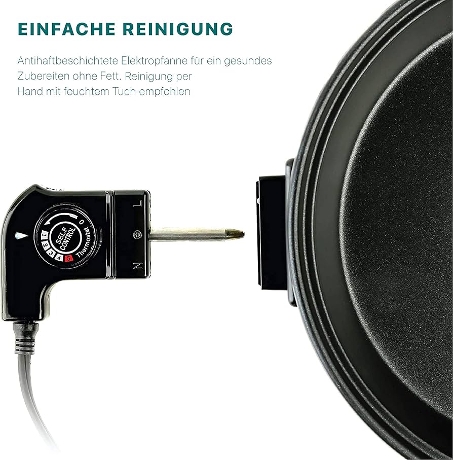 Schäfer electric multi-pan non-stick coated 1500W with lid 40cm