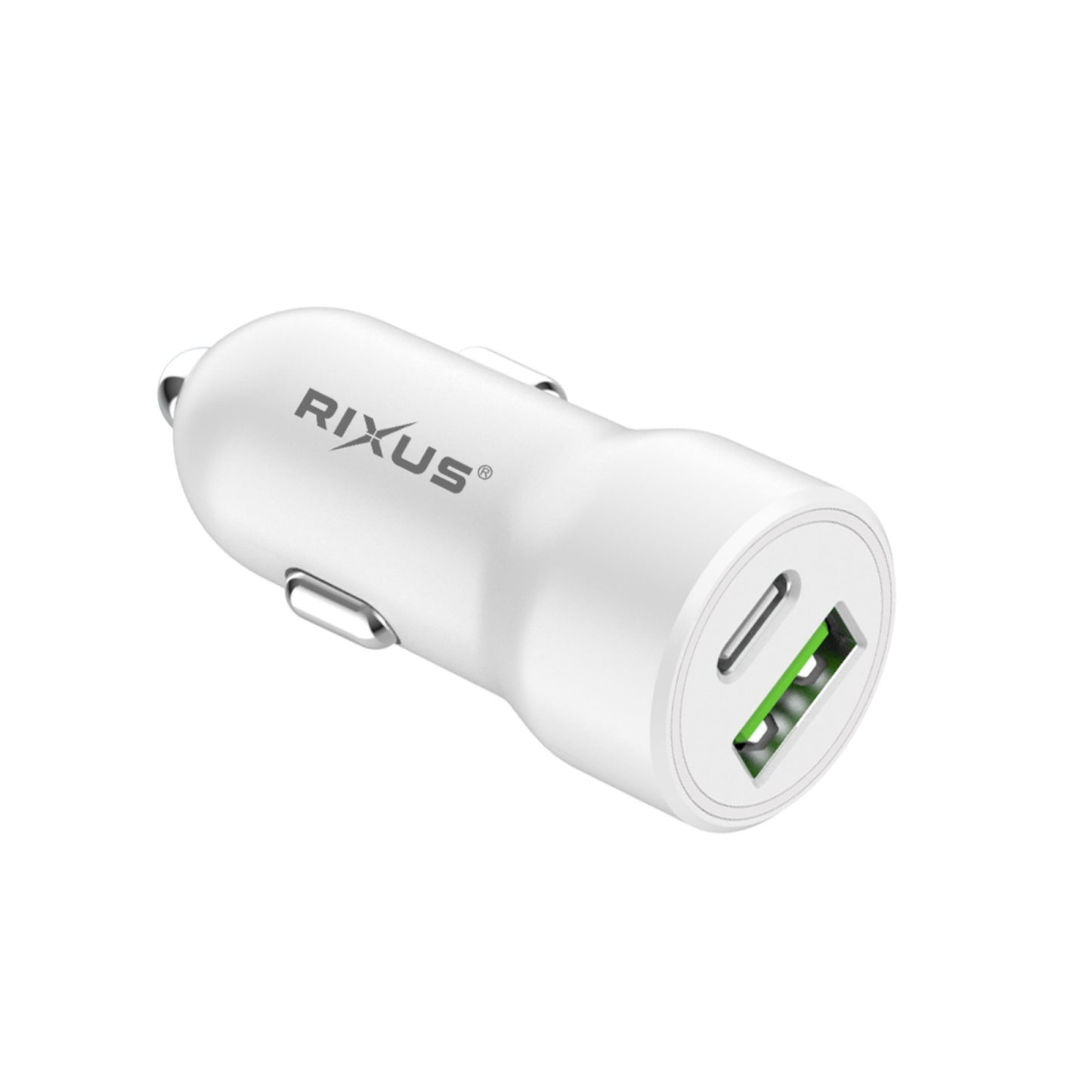 Rixus Super Fast 38W Dual Port Car Adapter