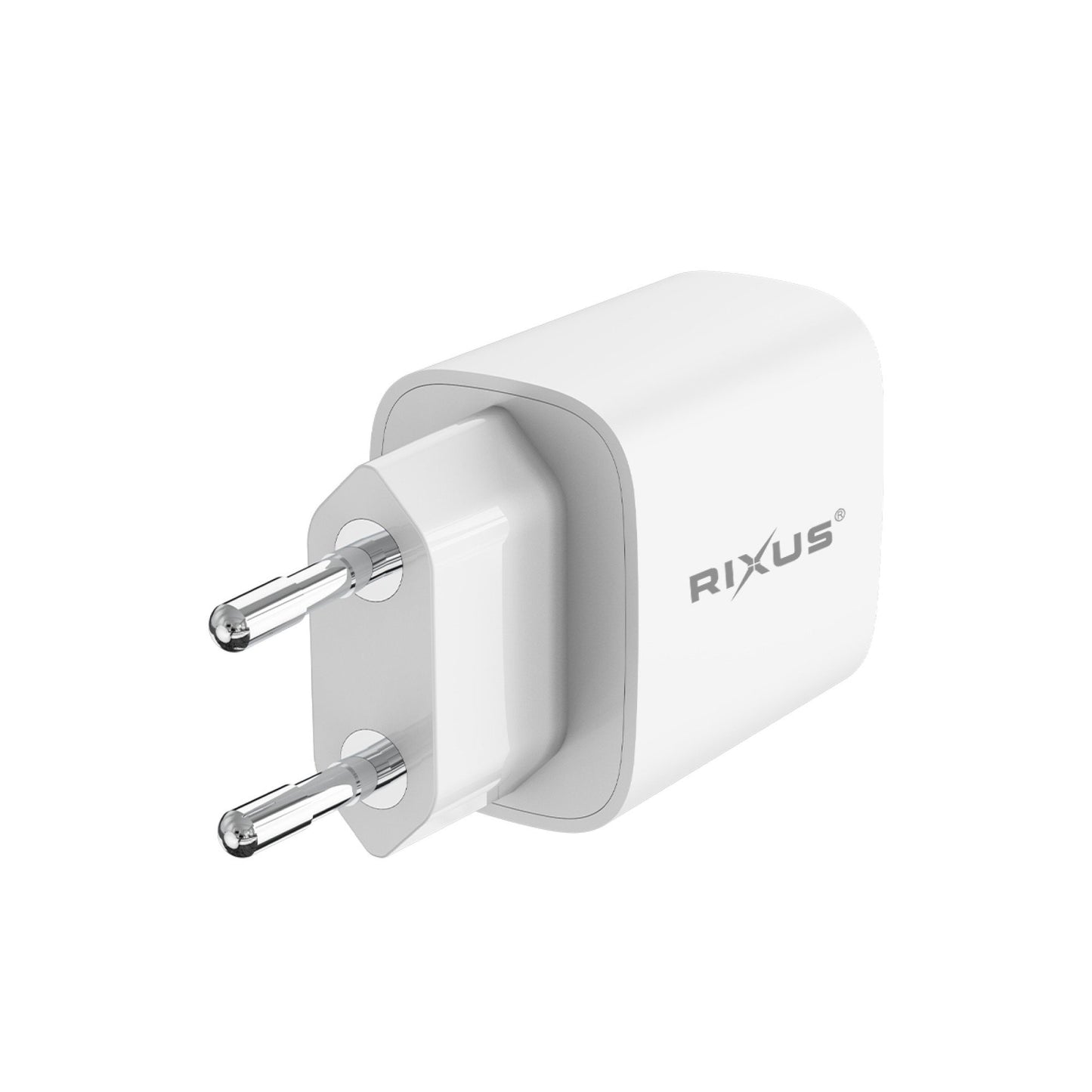 Rixus Schnellladung PD zu Typ C + USB-Steckplatz 20W