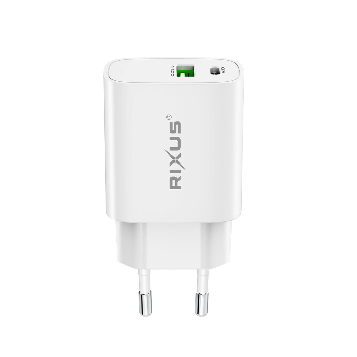 Rixus Fast Charge PD to Type C + USB Slot 20W