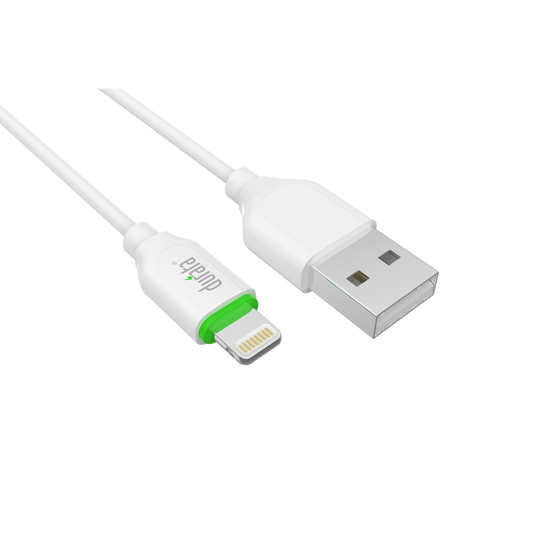 Rixus data cable Lightning 100 cm, white