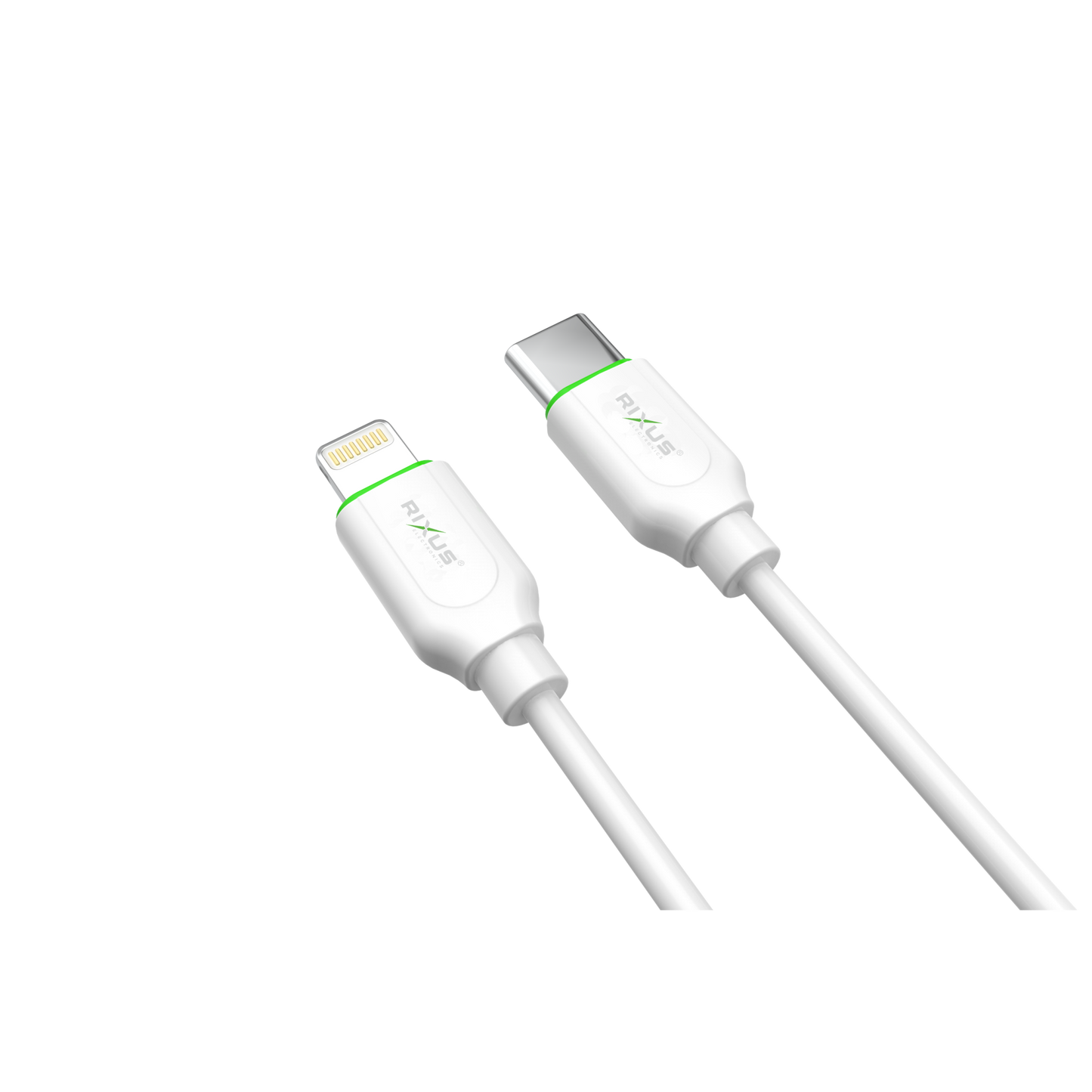 Rixus Datensynchronisation und Schnellladung 200CM Weiß