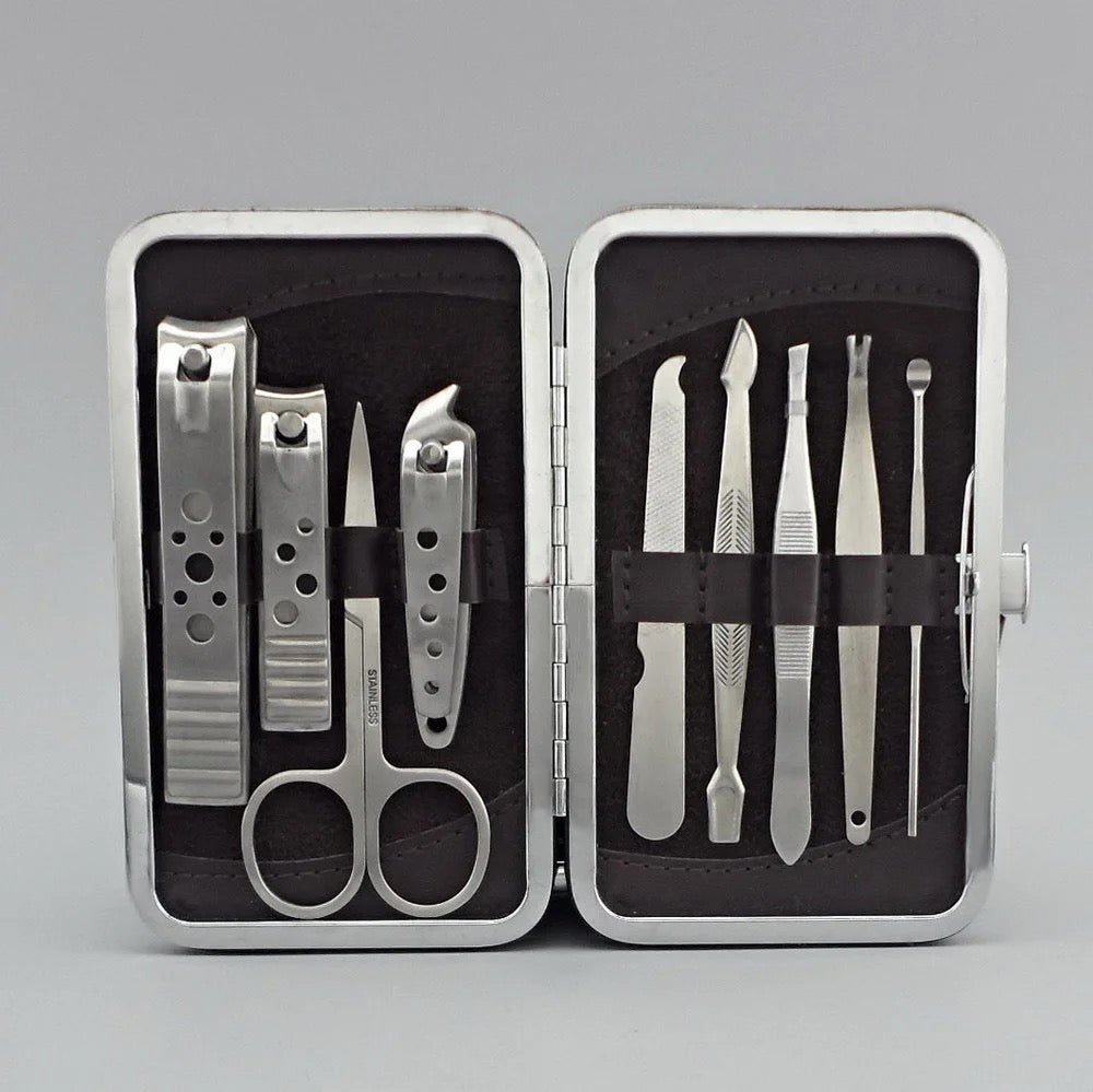 11-piece cross nail scissors set for pedicure