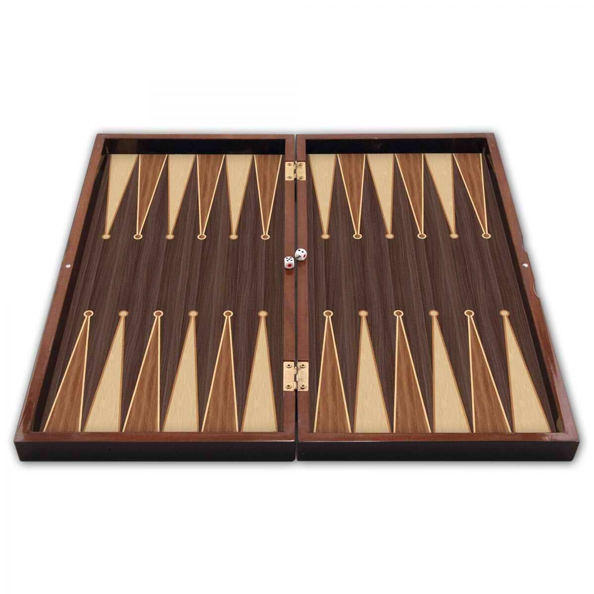 Tavla-Backgammon aus Holz (Die Mitteldichte Holzfaserplatte